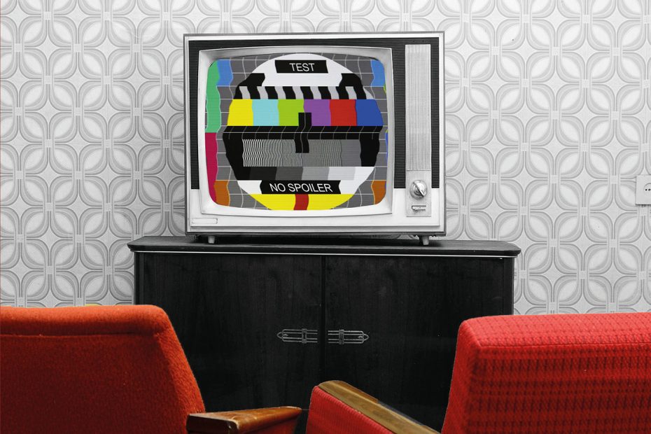 copertina libro non dirmi come va a finire - 20 racconti sulle serie tv, a cura di gianluca morozzi